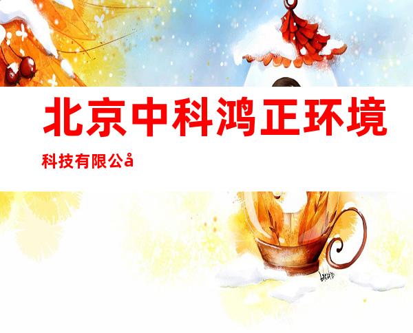 北京中科鸿正环境科技有限公司